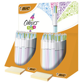 889609 expo da banco 40 pz 4 colori fun col. Ass. Bic