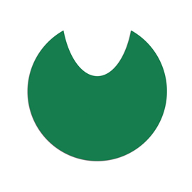 Adesivo raccolta differenziata verde per carrelli portasacco stilcasa