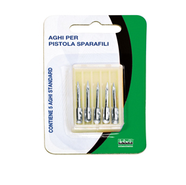 Aghi di ricambio per sparafili 5260 - metallo - lebez - conf. 5 pezzi
