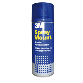 Adesivo spray mount™ - riposizionabile - 400 ml - trasparente - 3m