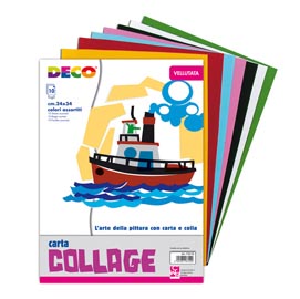 Album collage 710/10 - 24x34cm - 10fg - carta velluto - 130gr - cwr