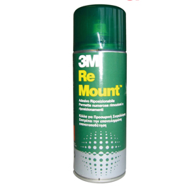 Adesivo re mount™ - rimovibile - 400 ml - trasparente - 3m
