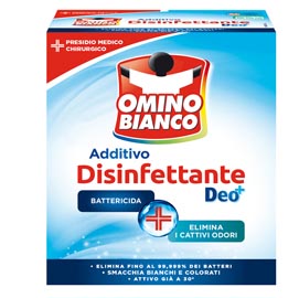 Additivo omino bianco disinfettante per tessuti - 450 gr - omino bianco