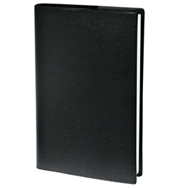 Agenda settimanale - rigiro 2021 - copertina impala - nero - 9x12,5cm - quo vadis