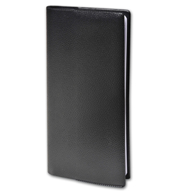 Agenda settimanale - italnote s 2021 spiralato - copertina impala - nero - 8,8x17cm - quo vadis