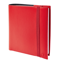 Agenda settimanale - time & life 2021 - copertina cassandra - rosso ciliegia - 16x16cm - quo vadis