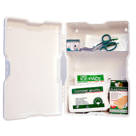 Armadietto di pronto soccorso 1/p - 37x22x14 cm - fino a 2 persone - bianco - pvs