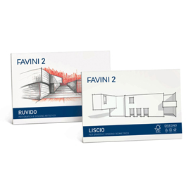 Album favini 2 - 24x33cm - 110gr - 20 fogli - liscio - favini