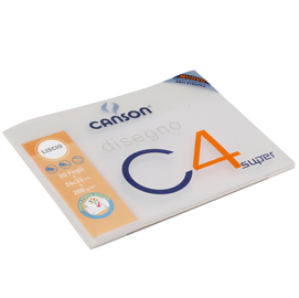 Album c4 - 24x33cm - 20 fogli - 200gr - liscio - copertina in ppl - canson