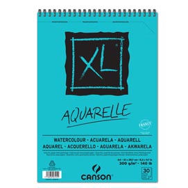 Album xl aquarelle - a4 - 300 gr - 30 fogli - canson