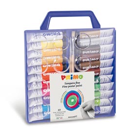 Astucci tubi tempere - tubo da 12ml - colori assortiti - primo - astuccio 22 tubi