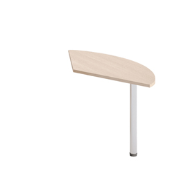 Allungo laterale agorà direction - 145x67x73 cm - rovere - artexport