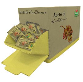 Aceto di vino - bustina monodse da 5 ml - viander - conf. 250 pezzi