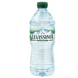 Acqua naturale - pet 100% riciclabile - bottiglia da 500 ml - levissima