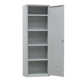 Armadio multiuso in metallo - a 1 anta - 60 x 40 x180 cm - grigio - fasma
