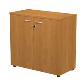 Armadio modulare - ante battenti - 90 x 44 x 85 cm - noce chiaro - artexport