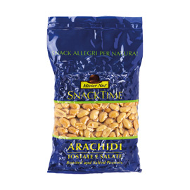 Arachidi tostate e salate - 250 gr - mister nut
