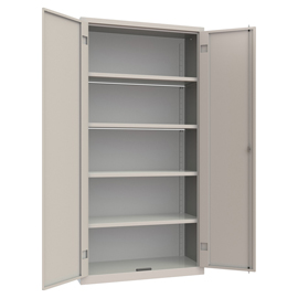 Armadio contenitore monoblocco - 100 x 45 x 200 cm - grigio chiaro - armet