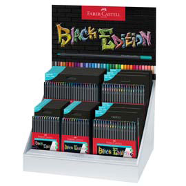 Assortimento matite colorate black edition - faber castell