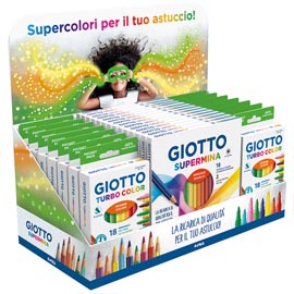 Astucci supermina + turbo color - giotto - expo 15+14 pezzi