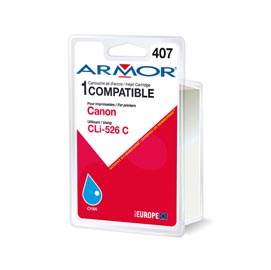 Armor - cartuccia per canon - ciano - cli-526c - 10,5ml