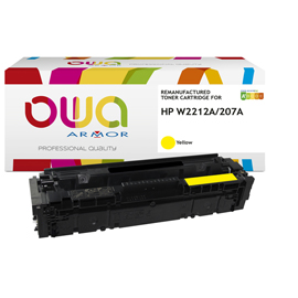 Armor - toner compatibile per hp - giallo - w2212a - 1.250 pag