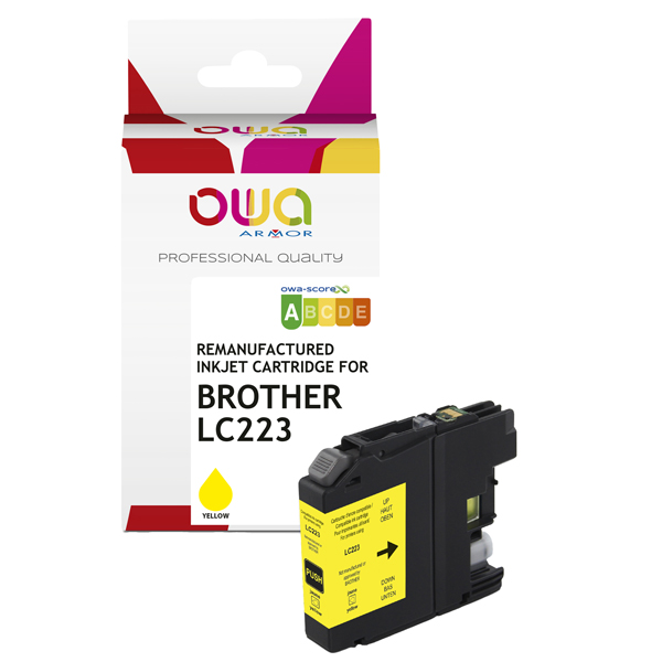 Armor cartuccia giallo per brother lc-223-8ml