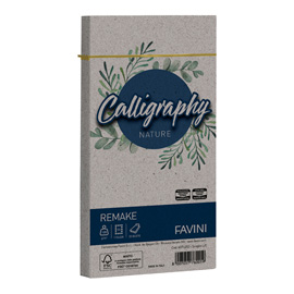 Busta calligraphy remake -  110 x 220 mm - 120 gr - scoglio - favini - conf. 25 pezzi