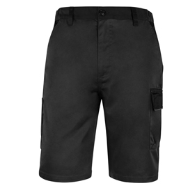 Bermuda da lavoro m1be2 - taglia l - twill/poliestere/cotone - grigio scuro - deltaplus
