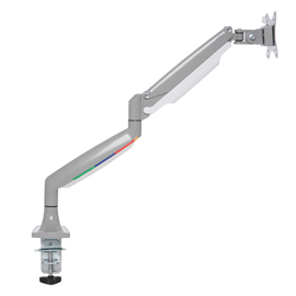 Braccio per monitor singolo one-touch smartfit - ad altezza regolabile - grigio - kensington