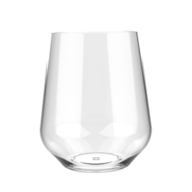 Bicchiere elegance - 360 ml - tritan - trasparente - leone - conf. 6 pezzi