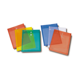Busta a soffietto string - 21x29,7 cm - colori assortiti - king mec