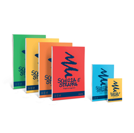 Blocco schizza & strappa - a4 - 210 x 297mm - 50gr - 150 fogli - favini