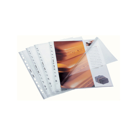 Buste aperte a l - con foratura universale - buccia - 22x30 cm - favorit - conf. 50 pezzi