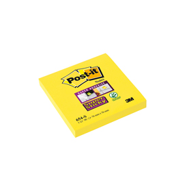 Blocco foglietti post it® super sticky - giallo oro - 76 x 76mm - 90 fogli - post it®