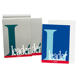 Blocco note leader - 10mm - 21 x 297mm - 80gr - 90 fogli - blasetti