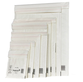 Busta imbottita mail lite® - formato k (35x47 cm) - bianco - sealed air - conf. 10 pezzi
