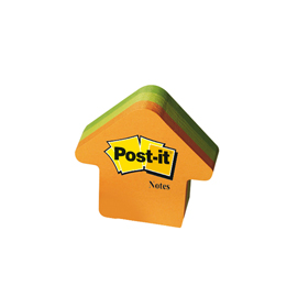 Blocco foglietti freccia - arancio, verde, verde neon - 70 x 70mm - 225 fogli - post it®