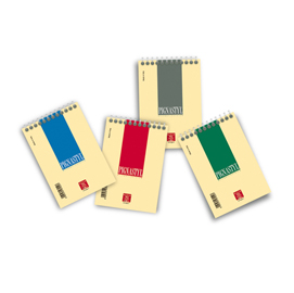 Blocco pignastyl spiralato - 5mm - a6  - 80gr - 60 fogli - pigna