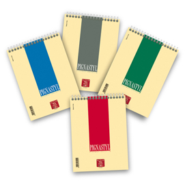 Blocco pignastyl spiralato - 5mm - a5 - 80gr - 60 fogli - pigna