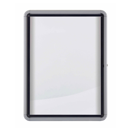 Bacheca per esterni - fondo magnetico bianco - 9 fogli a4 - verticale - nobo