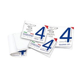 Blocco pigna2 - 240x330mm - 4 angoli - 20fg - 110gr - ruvido - pigna