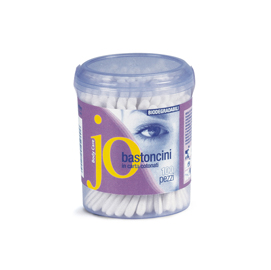 Bastoncini puliorecchie cotonati - carta biodegradabile - jo body - conf. 100 pezzi