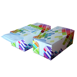 Busta bianca con finestra - serie mailpack - certificazione fsc - strip adesivo - 110x230 mm - 90 gr - blasetti - dispenser da 150 pezzi