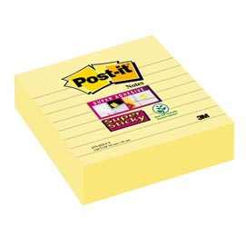 Blocco foglietti - giallo canary™ - a righe - 101 x 101mm - 70gf - post it®