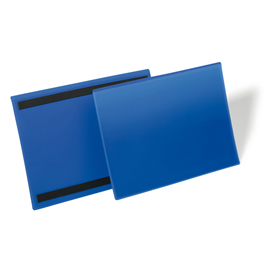 Buste identificative magnetiche - 150x67 mm - durable - conf. 50 pezzi