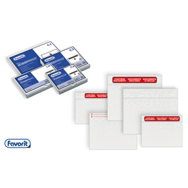 Busta adesiva speedy doc - con stampa contiene documenti - formato c5 (230x165 mm) - favorit - conf. 1000 pezzi