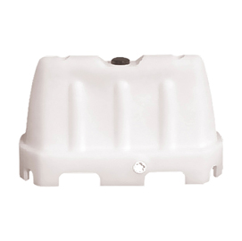 Barriera stradale tipo new jersey - 100x40x70 cm - bianco