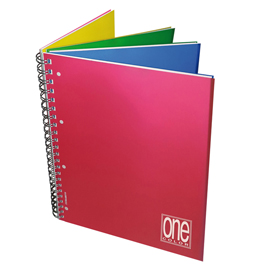 Blocco spiralato one color 4x4 - a4 - 5mm - 80gr - 120 fogli - blasetti