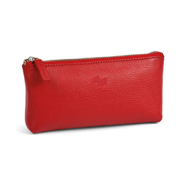 Bustina portatutto tempora time - pelle - rosso - niji